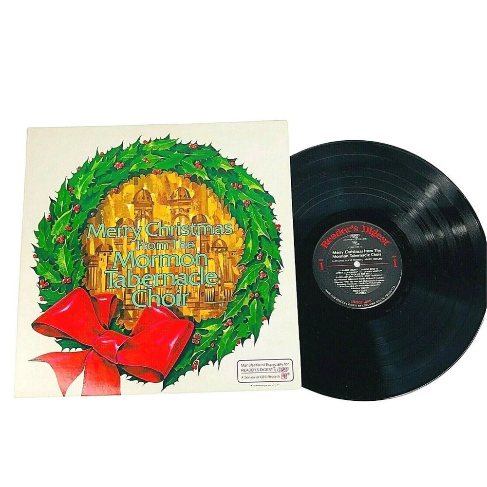 Merry Christmas From The Tabernacle Choir Vinyl LP Record Album‎ 1981 RDA-221 D